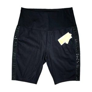 Michael Kors logo tape biker shorts